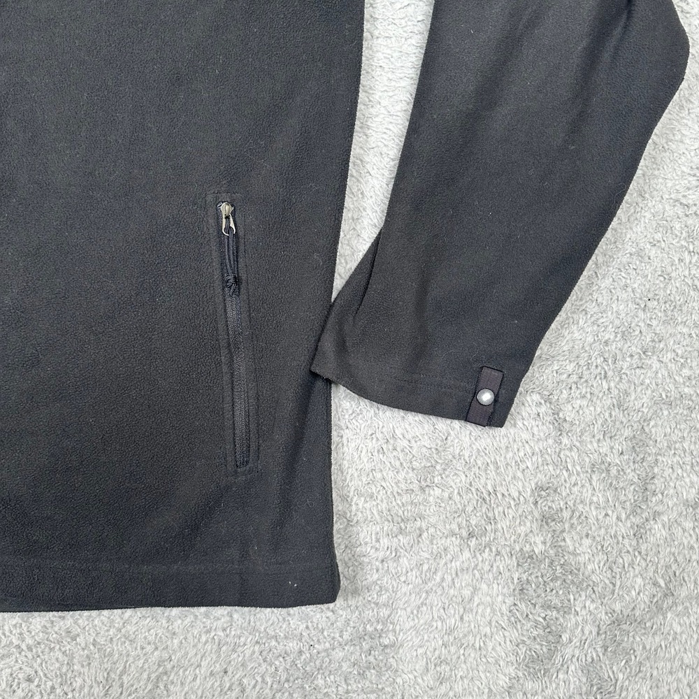 The North Face Mens Black Full Zip Fleece Jacket Recycled Polyester Outdoor Sz L - Picture 5 of 11